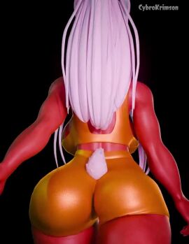 big_ass bunny_ears bunny_girl bunny_tail cybrokrimson huge_ass mirko miruko my_hero_academia rumi_usagiyama tagme video walking