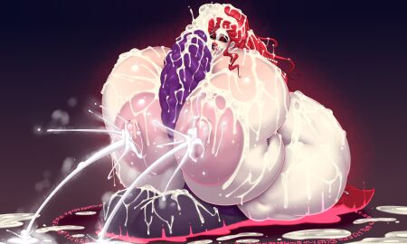 1boy 1girls 2025 absurd_res balls ber00 big_balls big_breasts big_penis breasts breasts_bigger_than_head cum cum_on_ass cum_on_body cum_on_breasts cum_on_face cum_on_hair demon disembodied_penis excessive_cum female genitals gigantic_balls gigantic_breasts gigantic_penis gigantic_testicles gold_eyes high_resolution highres human human_female hyper hyper_balls hyper_breasts hyper_penis jewelry lactating lactation long_hair looking_at_penis male/female nipples nude nude_female oc original_character paizuri penis png red_hair summoning summoning_circle sweat thick_thighs thighs titjob tongue tongue_out voluptuous voluptuous_female wide_hips yellow_eyes