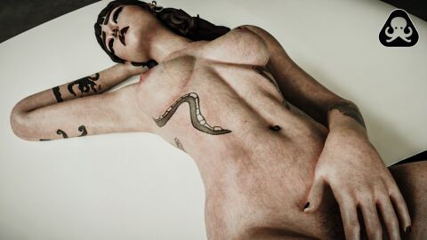 3d 3d_(artwork) abs armpit armpit_fetish armpit_focus armpits arms_behind_head arms_up belly belly_button black_hair blender boobs_out breasts cephthepulpo epic_games female fortnite fortnite:_battle_royale goth goth_girl gothic low-angle_view naked naked_female nude nude_female pale-skinned_female pale_skin phaedra_(fortnite) pierced_belly_button piercing posing posing_for_picture posing_for_the_viewer punk punk_girl solo sweat sweaty sweaty_body tattoo tattoos