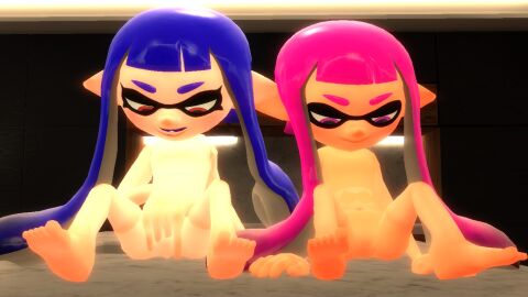 3d female inkling inkling_girl splatoon splatoon_2 splatoon_3