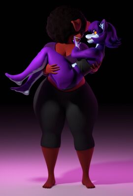 big_breasts breasts female female/female female_only furry jasmine_(yurisylentra) oc original original_character thick_thighs wide_hips yuri yuri_(yurisylentra) yurisylentra