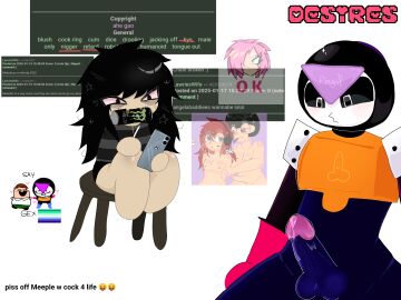 blush boner brawl_stars cock cum cumming dick juicy_cock male male_only meeple_(brawl_stars) penis robot