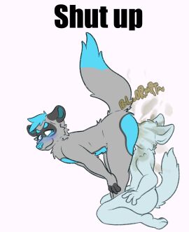 ambiguous_gender anal anthro blush domestic_ferret duo fart fart_cloud fart_fetish fart_sniffing farting_on_another farting_on_face hi_res male male/ambiguous mammal musk mustelid musteline oral raised_tail rimming sex sniffing standing tail teasing tobafumes true_musteline weasel