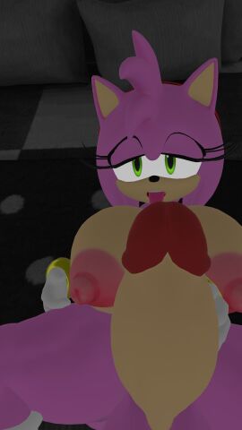 1futa 1girls 3d amy_rose anthro breasts female fnfrper69 futanari huge_breasts huge_cock intersex masturbation nude penis sega sonic_(series) sonic_the_hedgehog_(series) tongue_out vrchat
