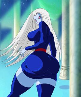 1girls 2020 alarmed angel_(dragon_ball) annoyed annoyed_expression ass ass_bigger_than_head ass_focus ass_visible_through_clothes big_ass big_ass_(female) blue_boots blue_dress blue_fingernails blue_nail_polish blue_nails blue_skin blue_skinned_female breasts breasts_bigger_than_head breasts_bigger_than_torso bubble_ass bubble_butt clothed clothed_female clothes clothing clothing_aside curvaceous curvaceous_body curvaceous_female curvaceous_figure curvaceous_hips curves curvy curvy_body curvy_female curvy_figure curvy_hips curvy_thighs deity dicasty digital_art digital_drawing_(artwork) digital_media digital_media_(artwork) dragon_ball dragon_ball_super dragon_ball_xenoverse dress dress_inside_ass female female_focus female_humanoid female_on_top female_only hourglass_figure humanoid immortal long_white_hair looking_annoyed looking_at_viewer looking_back looking_back_at_viewer mikoshin original original_character pink-eyed_female pink_eyes pink_lips pink_lipstick presenting presenting_ass round_ass round_breasts round_butt shiny shiny_ass shiny_body shiny_breasts shiny_butt shiny_clothes shiny_hair shiny_skin shiny_thighs showing_ass showing_off_ass sweater sweater_dress sweater_only thick thick_ass thick_hips thick_legs thick_lips thick_thighs thigh_boots thighhighs thighs voluptuous voluptuous_female white-haired_female white_hair