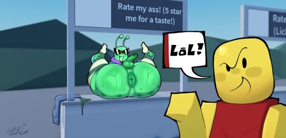 2boys 2d 2d_(artwork) 2d_artwork alien alien_boy antennae_(anatomy) anus baller balls ballsack bfad blocky_body crossdressing crossdressing_(mtf) crossdressing_male dialogue eocvevo eocvevo_(roblox_avatar) fang femboy feminine feminine_male gay gay_anal gay_sex glasses green_body green_penis green_skin half-dressed holding_legs homosexual homosexual_male homosexual_sex imminent_sex lewdyant lewdyant_(roblox_avatar) lofasnofa looking_at_viewer male male/male male_only male_penetrated male_penetrating male_penetrating_male malesub original_character panties penis presenting_anus presenting_hindquarters rate_my_avatar ready_to_fuck roblox roblox23074 roblox_avatar roblox_game robloxian rozz_(lewdyant) rozz_eocvevo_(roblox_avatar) rozz_lewdyant_(roblox_avatar) sign small_penis submissive_male sweatdrop talking_to_viewer text thick_thighs thigh_highs thighhighs watermark yellow_body yellow_skin