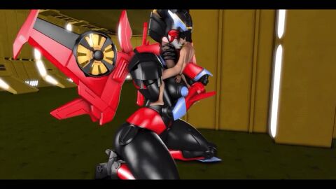 1boy 1girls 3d 3d_animation alien_robot animated animated_image blue_nipples built-in_high_heels carrying_partner closed_eyes donkboy female geisha gentle handjob handjob_while_kissing holding_partner human human_on_humanoid humanoid_hands hyper_penis interspecies jet_wings kissing_chest large_penis larger_female male male/female no_penetration on_knees penis red_body robot robot_girl robot_humanoid robot_joints size_difference tagme thick_thighs transformers two-tone_body windblade windblade_(trawert)