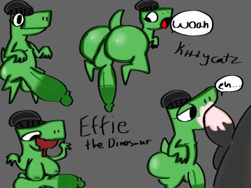 anthro ass beanie big_ass big_breasts big_butt big_penis black_beanie black_clothing black_eyes black_hat black_headwear bodily_fluids breasts claws clothing cum cum_in_mouth cum_inside cum_on_face dinosaur drooling effie_(kittycatz) ejaculation eyelashes fellatio feral futa/male futanari genital_fluids genitals green_body green_scales green_tail hat headgear headwear hi_res huge_ass huge_breasts huge_butt huge_cock intersex intersex/male kittycatz looking_at_breasts looking_at_butt male oral penile penis prehistoric_species reptile saliva scales scalie sex small_breasts small_tail smiley_face solo surprise surprised_expression tail ur white_eyes