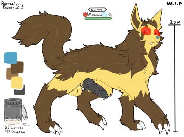 alpha_mightyena_(battle_fennec) alpha_pokemon animal_genitalia animal_penis balls barrel battle_fennec bodily_fluids canine_genitalia canine_penis cock cum feral feral_male feral_only generation_3_pokemon genital_fluids genitals glowing_eyes looking_at_viewer male male_feral male_only male_pokemon mightyena model_sheet muscular nintendo penis pokemon pokemon_(species) quadruped red_eyes shiny_pokemon solo solo_feral solo_male testicles