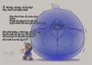 big_breasts blueberry_inflation breasts cleavage eevee female furry huge_breasts inflation nintendo notmrsatsuma pokemon pokemon_(species) pokémon_(species) spherical_inflation sunken_head sunken_limbs sylveon tagme thick_thighs wide_hips