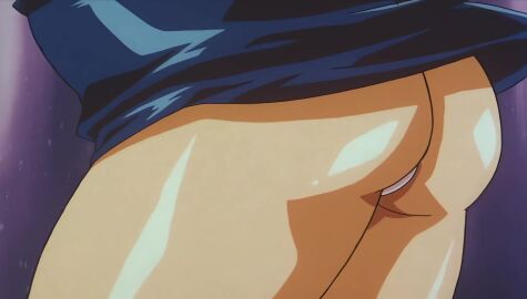 1girls angel_blade angel_blade_punish areolae ass ayame_fudou bouncing_breasts breasts brown_eyes brown_hair clothing hips large_breasts midriff navel no_sound panties screencap thick_thighs thighs uncensored vagina video