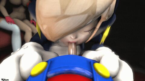 3d animated blowjob cat_ears cat_rosalina cum_in_mouth fellatio kihum mario mario_(series) nekomimi oral oral_sex princess_rosalina