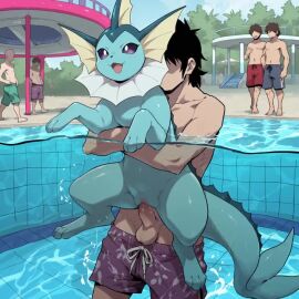 ai_generated amusement_park animated balls being_watched bow_ribbon clothed clothing detailed_background duo eeveelution embrace faceless_character faceless_male feet female female_on_human female_penetrated feral feral_penetrated generation_1_pokemon genitals happy hug hugging_from_behind human human_on_feral human_penetrating human_penetrating_female human_penetrating_feral interspecies larger_human larger_male looking_at_another loop male male/female male_on_feral male_penetrating male_penetrating_female male_penetrating_feral mammal nintendo nude partially_clothed partially_submerged penetration penile penile_penetration penis_in_pussy pokemon pokemon_(species) pokephilia pool public public_sex sex short_playtime size_difference smaller_female smaller_feral standing standing_sex stealth_sex sysns tagme toes topless vaginal_penetration vaporeon video water_park zoophilia