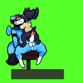 animated big_penis furry gay grinding grinding_on_penis hot_dogging joe_(oh_so_hero!) male oh_so_hero! penis yaoi