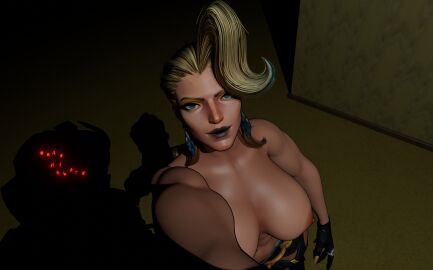 3d blendergoof breasts dominant emma_frost female marvel muscular muscular_female pov taker_pov