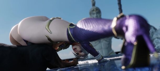 1girls 3d 3d_animation animated ass blueberg canine_genitalia canine_penis large_breasts mature_female soul_calibur tagme vaginal_penetration video zoophilia