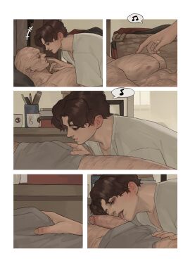 deadpool gay lkikai male male/male male_only marvel marvel_comics peter_parker spider-man spider-man_(series) wade_wilson