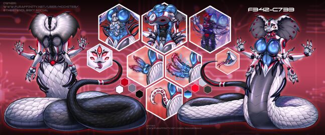 absurd_res animal_genitalia animal_penis anthro apode bakas0baka big_breasts big_tail black_body black_fur black_hair breasts canid canine canis captured claws collar cybernetics draconcopode electricity electrostimulation equine_genitalia equine_penis erection extra_arms fangs felid feline forked_tongue fur genitals glistening glistening_body gradient gradient_background gradient_penis hair herm hi_res hypnosis hypnotic_eyes intersex joints knot knotted_penis latex legless liquid_latex machine mammal markings mecha mechanical_arm mind_control model_sheet multi_genitalia naga penis pilot pupils red_eyes red_hair_tuft reptile restrained_by_goo scales scalie serpentine silicone simple_background slime slit_pupils snake snake_hood solo spider_web spiked_collar spikes tail teeth tentacle tongue venom white_body white_eyes wolf