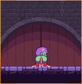 animated boobs breasts female female/female monster_girl pixel_animation pixel_art scarlet_maiden video_game_character video_games