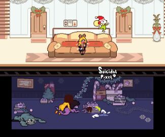 1nonbinary 2girls basement blush brown_hair couch deer deer_girl deltarune deltarune_chapter_4 digital_media_(artwork) female female_penetrated furry human kris_(deltarune) noelle_(deltarune) noelle_holiday nonbinary nonbinary_(lore) onomatopoeia penetration penetration_from_behind pixel_animation pixel_art purple_skin scalie suicidalpixel susie_(deltarune) tagme undertale undertale_(series) unknowing_bystander