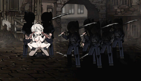 faust_(limbus_company) gangbang limbus_company male penis project_moon surrounded_by_penises tagme