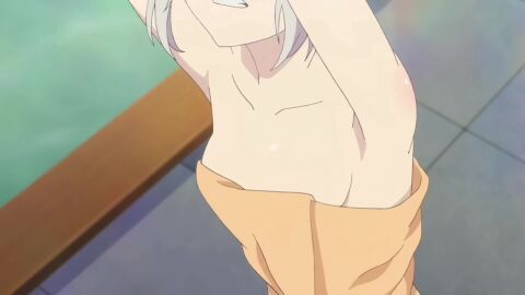 16:9 16:9_aspect_ratio 1boy 1girls angry angry_expression angry_face angry_look breasts brown_hair cleavage climbing climbing_wall english_audio english_dialogue english_language escape_attempt escaping female fhd grey_hair hd hd_(traditional) hot_spring kanojo_mo_kanojo kiryuu_shino male mp4 mukai_naoya naked naked_female naked_towel pants pulling_clothing pulling_down pulling_down_pants purple_eyes shirt silver_hair small_breasts sound tagme towel towel_slip trying_to_escape video wall water wet_clothes white_hair