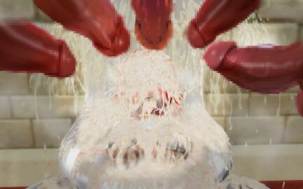 cock_worship covered_in_cum cum_dump cum_explosion cum_flood cum_flooding cum_on_breasts cum_on_face cum_puddle cumdump death_by_cum drowning_in_cum excessive_cum fucked_senseless huge_breasts huge_cock huge_cumshot human_toilet suffocation surrounded_by_penises toilet_slave tongue_out