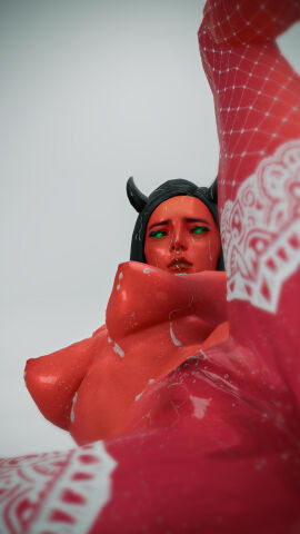 1girls 3arrows 3d belly belly_button black_hair blender breasts choker cum cum_covered cum_on_breasts cum_on_face cum_on_hair demon demon_girl demon_horns female gloves green_eyes horns nude nude_female original original_character petite pussy pussy_juice pussy_juice_drip red_skin short_hair simple_background small_breasts solo solo_female solo_focus spread_legs stockings stockings_only submissive succubus succubus_horns sweat sweatdrop sweating sweaty the_sims the_sims_4 white_gloves white_stockings