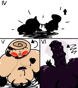 animal_genitalia animal_penis asherr big_breasts big_penis black_liquid blotches blushcrunch_studio bouncing_penis breasts claws dandy's_world equine_genitalia equine_penis for_a_head genitals glistening glistening_body growth gynomorph hi_res huge_breasts humanoid ichor intersex object_head open_mouth penis purple_body red_eyes roblox shelly_(dandy's_world) solo staring_at_penis surprised_face toon_(dandy's_world) transformation twisted_shelly_(dandy's_world) visible_ribcage