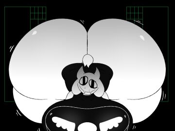 2d 2d_(artwork) 2d_artwork absurd_res alternate_(mandela_catalogue) alternate_toriel analog_horror ass ass_bigger_than_head ass_bigger_than_torso bare_ass bare_butt big_ass big_breasts big_butt black_background boss_monster_(undertale) breasts darasuke drawafuan female fur goat horns huge_ass huge_butt hyper_ass hyper_butt mandela_catalogue milf mimic mommy nsfwfuan toriel undertale undertale_(series) white_fur