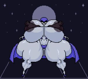 ass_bigger_than_head big_ass big_breasts big_nipples big_thighs bikini breast_bigger_than_head cape colossal_ass colossal_breasts colossal_butt curvy curvy_figure high_heels huge_ass huge_breasts huge_thighs large_ass large_breasts large_butt pixel_animation pixel_art raven_(dc) teen_titans the_inclined_trunk