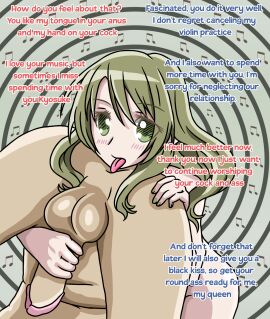 1boy 1girls 2024 anilingus artist_request ass ass_grab ass_up asshole canon_couple completely_nude dialog dialogue edit edited english english_commentary english_dialogue english_text female green_background green_eyes green_hair hand_on_ass hand_on_butt hand_on_penis handjob human kamijou_kyousuke licking licking_ass mahou_shoujo_madoka_magica male masturbation medium_hair naked naked_female nude nude_female oral oral_sex penis penis_grab rimjob rimming shizuki_hitomi third-party_edit tongue tongue_out wavy_hair young