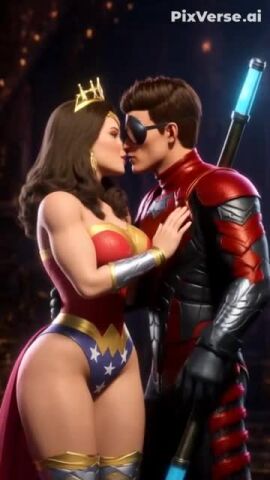 damian_wayne dc diana_prince ibnalxuffasch94 injustice_2 nightwing tagme video wonder_woman_(injustice)