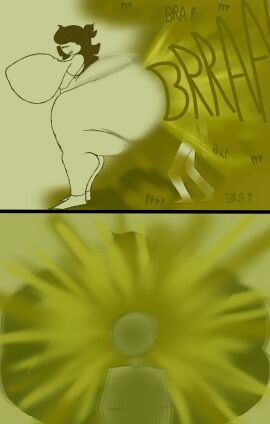 1girls actualbeef alternate_version_available big_breasts breasts brown_hair cleavage fart fart_cloud fart_fetish farting farting_on_another huge_ass huge_breasts huge_fart hyper hyper_ass hyper_breasts jaiden jaiden_animations long_hair massive_ass nux_taku thick_thighs yoga_pants youtube youtuber