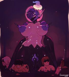 2023 absorption_vore ass assimilation big_breasts big_nipples black_body black_goo blue_nipples blue_pussy bodily_fluids breasts ceruledge cum cumshot dialogue drill_hands ejaculation erection female fiery_hair generation_9_pokemon genital_fluids genitals glistening glistening_breasts glistening_thighs goldenyuusha goo_in_pussy group hi_res human humanoid humanoid_genitalia humanoid_pussy inverted_nipples larger_female mammal nintendo nipple_piercing nipples penetration piercing pink_eyes pokemon pokemon_(species) puffy_nipples pussy size_difference sweat sweaty_breasts sword_hands tentacle tentacle_in_pussy tentacle_penetration text thick_thighs vaginal_penetration vivian_the_siren_(goldenyuusha) vore weapon_arm weapon_hand white_body