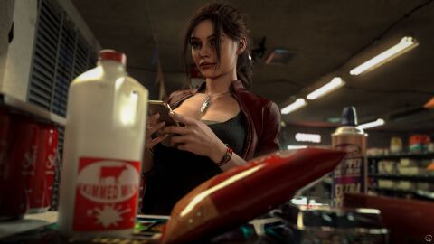 1girls 3d alf3d ass big_ass big_breasts breasts bust busty capcom chest claire_redfield claire_redfield_(jordan_mcewen) curvaceous curvy curvy_figure female female_focus hips hourglass_figure huge_breasts human large_breasts legs light-skinned_female light_skin lips mature mature_female resident_evil resident_evil_2 resident_evil_2_remake slim_waist solo thick thick_hips thick_legs thick_thighs thighs top_heavy voluptuous waist wide_hips