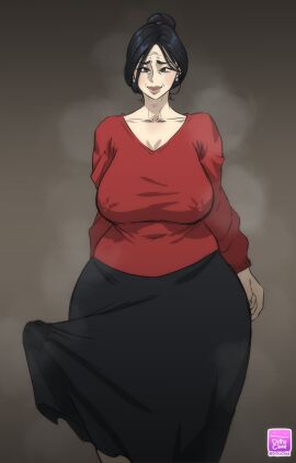 1futa ass big_boobs big_breasts black_eyes black_hair boner boner_under_clothes boobs bottom_heavy breasts bulge bulge_through_clothing dittochad erection_under_clothes erection_under_clothing erection_under_dress erection_under_skirt female futa_milf futa_only futanari huge_boobs huge_breasts huge_cock intersex large_boobs large_breasts light-skinned_futa light_skin looking_at_viewer milf milf_futa nipples nipples_visible_through_clothing older_female older_futa original original_character penis penis_under_clothes penis_under_dress penis_under_skirt precum_through_clothing skirt tenting thick thick_ass thick_butt thick_hips thick_legs thick_thighs thighs wide_hips wide_thighs