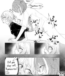 2boys bedroom censored gay hair_pull kamishiro_rui male middle_school molestation project_sekai railing rape_face ruikasa screaming_in_pleasure sleep_molestation teenager tenma_tsukasa used whimper whimpering