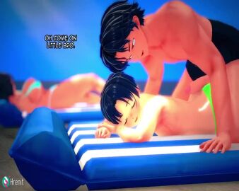 3d anal anal_insertion anal_sex animated ass barefoot beach big_ass big_breasts big_butt bisexual bisexual_male blowjob both_sexes_in_same_situation breasts brother brother_on_brother brothers chiko_(hrenit) cowgirl_position double_footjob fat_ass fat_butt feet_on_penis female femboy flowjob foot_tattoo footjob hrenit incest kissing longer_than_30_seconds making_out male mother_and_child mother_and_son mp4 ms._haruno_(hrenit) nipple_piercing nipples open_bra original original_character original_characters penis piercing rough_anal rough_sex sound tagme threesome video wide_hips