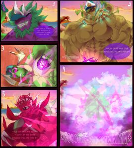 4boys after_sex anthro anthrofied aqua_vine_(pvz) asolchan bara bloomerang_(pvz) chomper_(pvz) completely_nude cum_in_mouth drooling_cum gay growth humanoid humanoid_genitalia humanoid_penis male male/male male_only muscular muscular_anthro muscular_male nude nude_male penis plant plants_vs._zombies plants_vs_zombies plants_vs_zombies_2:_it's_about_time pvz23074 red-stringer_(pvz) yaoi