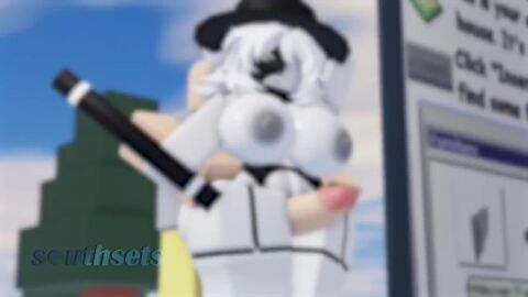 1boy 1girls animated artful_(die_of_death) big_breasts breasts cum cumshot die_of_death_(roblox) female genderswap_(mtf) male male/female roblox roblox_game robloxian rule_63 sex shorter_than_30_seconds sound sound_warning southsets tagme thick_thighs thigh_job thigh_sex thighs video