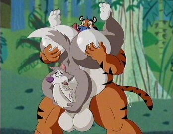 3_toes 69_position anal anthro ass bfad big_ass big_butt big_penis canid canine canis chip_the_wolf cookie_crisp duo feet felid fellatio frosted_flakes genitals hand_on_ass hand_on_butt hand_on_penis hi_res huge_ass huge_butt huge_cock humanoid kellogg's male male/male mammal mascot musclegut muscular oral pantherine penile penis possbooty possbutt rimming sex slightly_chubby thick_thighs tiger toes tony_the_tiger vein veiny_penis wolf