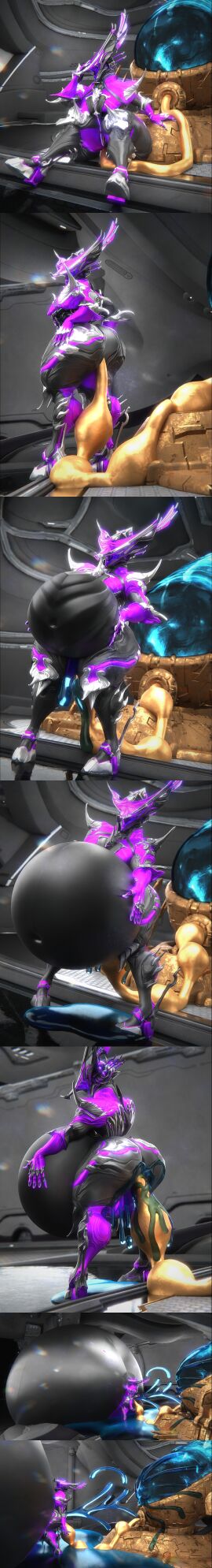 bbw big_ass big_breasts breasts bubble_butt cleavage female huge_ass huge_breasts inflation inflation_fetish overweight qzk_forte sevagoth_(warframe) tagme thick_thighs warframe weight_gain wide_hips