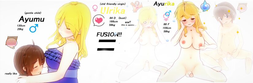 3d femboy fusion futa_transformation futanari intersex male transformation