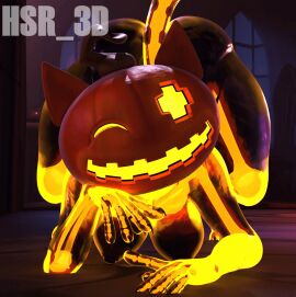 1girls 3d animated ass ass_shake breasts female fortnite fortnite:_battle_royale glowing_body glowing_eyes hsr_3d pumpkin pumpkin_head see-through skeleton_costume solo_female spice_(fortnite) tail_wagging