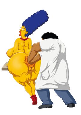anal anal_fisting ass big_ass bynshy chubby chubby_female double_anal_fisting double_anal_penetration fat fat_ass female fisting julius_hibbert marge_simpson the_simpsons