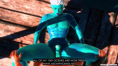 3d aeonphoenix anal anal_sex androgynous animated animated_image areolae big_ass big_balls big_breasts big_butt big_penis bikini blonde_female blonde_hair cowgirl_position dickgirl dickgirl/male dragon_ball femboy futa_only futadom futanari gohan_beast huge_ass huge_balls huge_breasts huge_butt huge_cock large_ass large_breasts nipples penis red_hair shotz tagme video