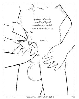 2024 4:5 5_fingers absurd_res animal_genitalia animal_penis anthro avian balls bird black_and_white border canid canine canine_genitalia canine_penis canis comic condom dialogue domestic_dog duo english_text fingers genitals hi_res holding_knot holding_penis knot maccaw_(sharkinthepark) macleish_(sharkinthepark) male male/male mammal monochrome navel nipples owl penis putting_condom_on_partner sexual_barrier_device sharkinthepark simple_background text wearing_condom white_background white_border