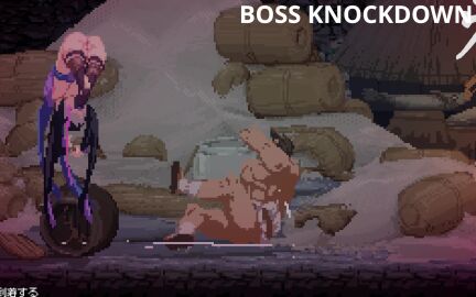 2d 2d_animation animated bandit big_ass big_breasts big_butt big_penis fight game_cg grabbing groping head_between_legs head_between_thighs huge_ass huge_breasts kimono knocked_out kunoichi kunoichi_sekiren manjushage manjushage_(sekiren2023) ninja ninja_headband pixel_animation pixel_art purple_eyes squeezing tagme video white_hair