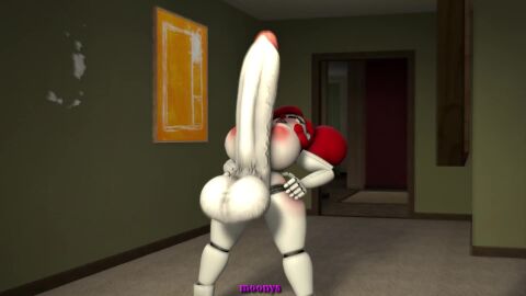 animated big_balls big_breasts big_penis circus_baby_(fnaf) commission fnaf futa_only sfm tagme video